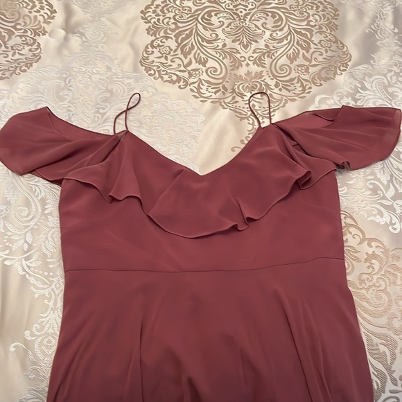 Jenny Yoo Cold-Shoulder Gown - Picture 3 of 3